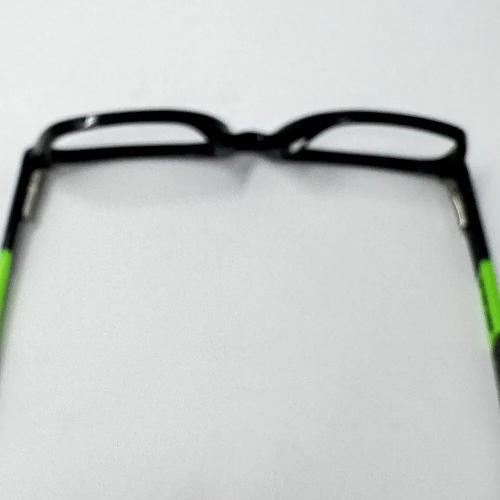 Nike 5538 001 Black Volt Eyeglass Frames 49-17-135
